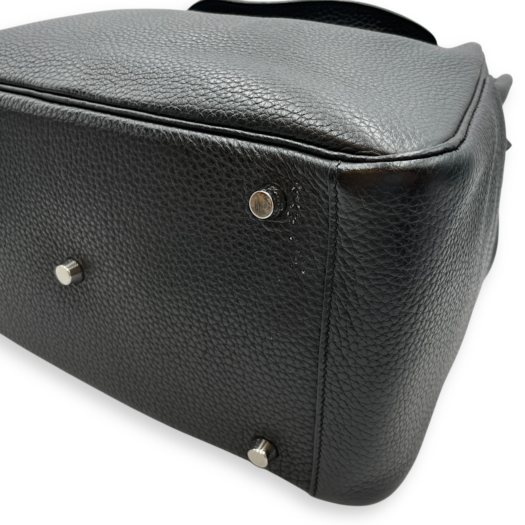 Lindy 30 Black in Clemence, Palladium hardware