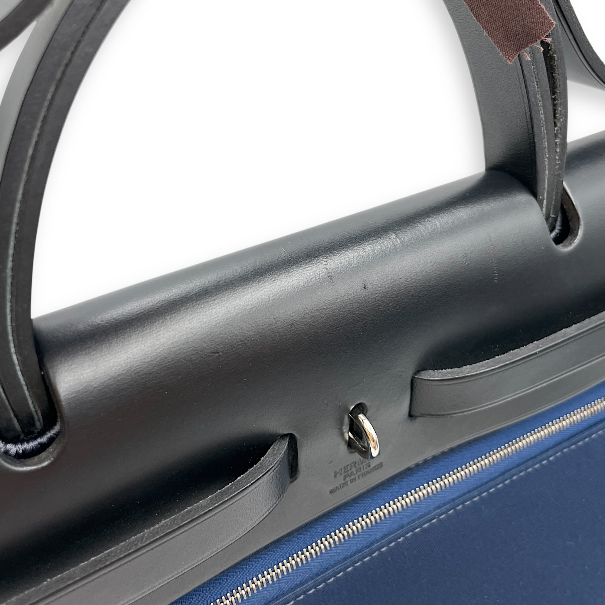Herbag 31 Blue De Malte/Noir in Toile/Vache Hunter, Palladium hardware