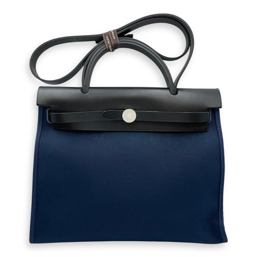 Herbag 31 Blue De Malte/Noir in Toile/Vache Hunter, Palladium hardware
