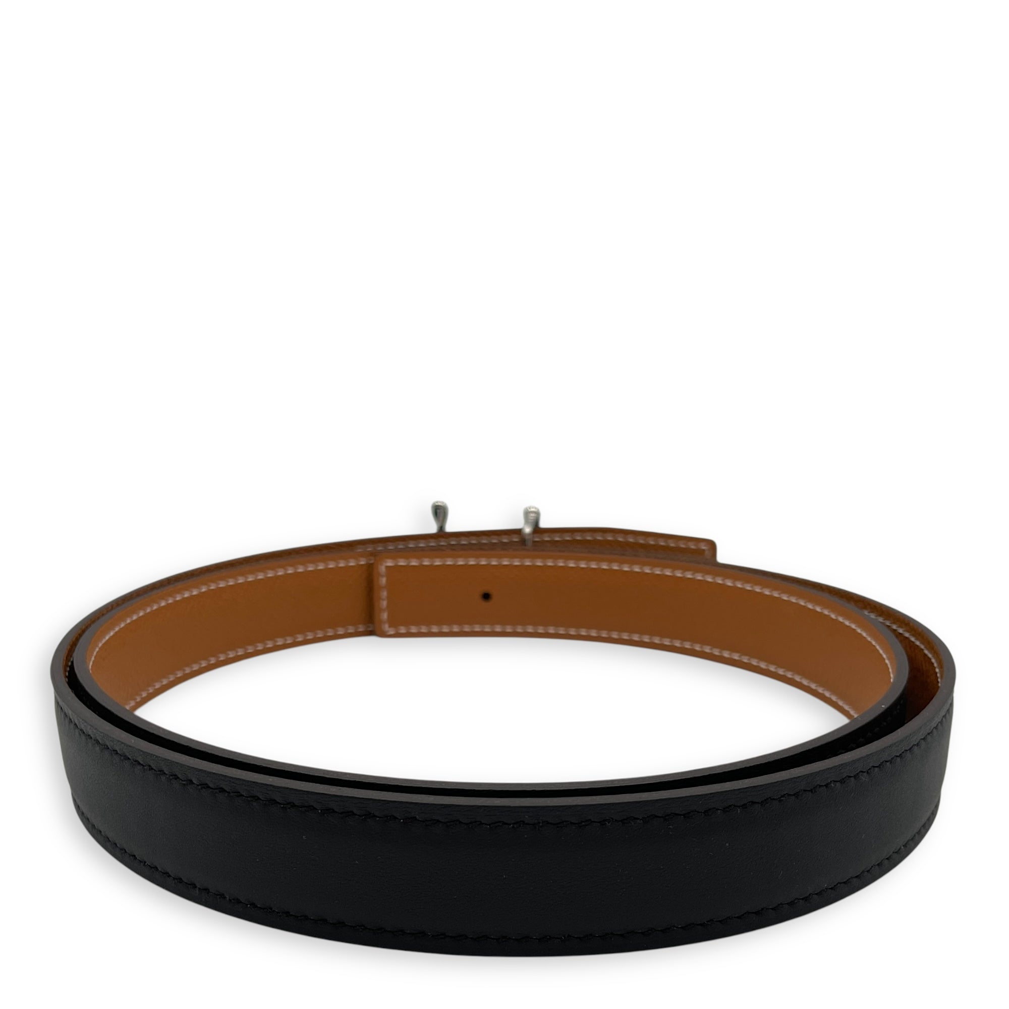 H Torsade 24mm by 95cm Black/Gold Belt Kit in Swift/Epsom, Palladium hardware