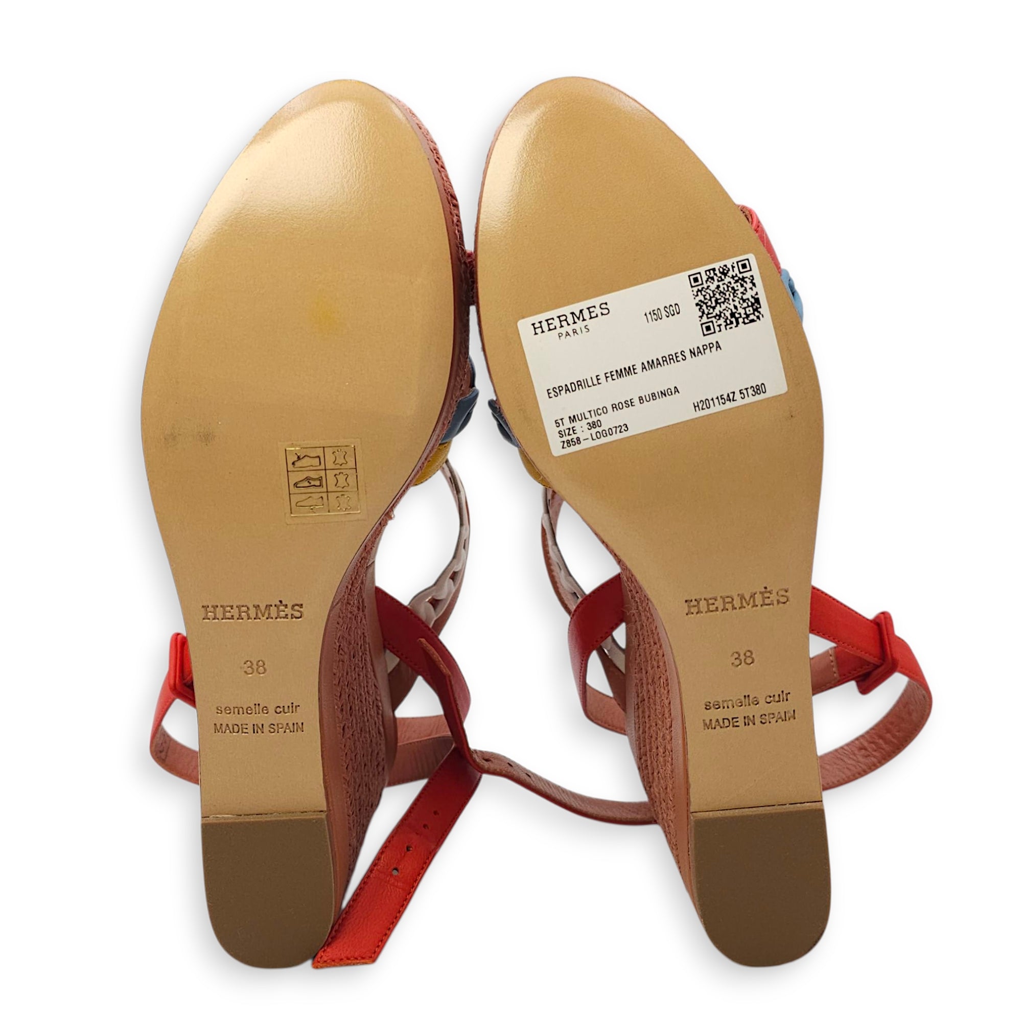 Amarres 38 Rose/Jaune/Blue Espadrille