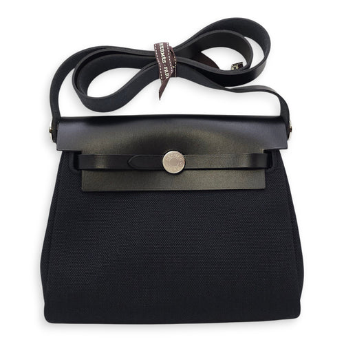 Herbag 20 Black in Vache Hunter/Toile, Palladium hardware