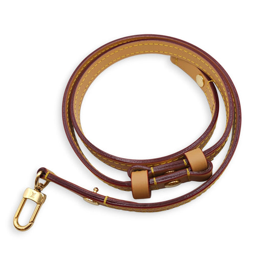 Monogram Brown Wallet on Chain in Canvas, Gold hardware