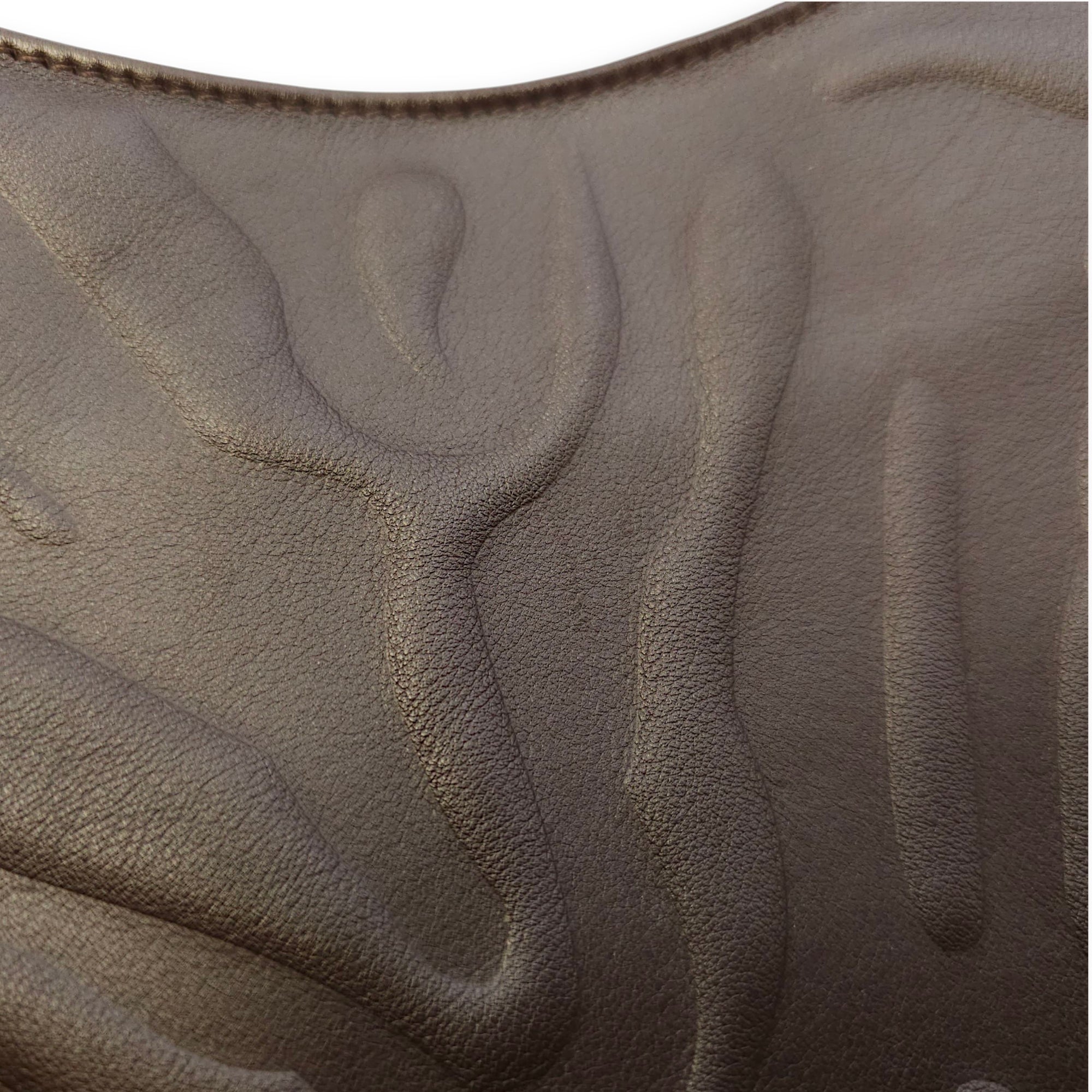 Panthere de Cartier Brown Shoulder Bag in Calfskin, Gold hardware
