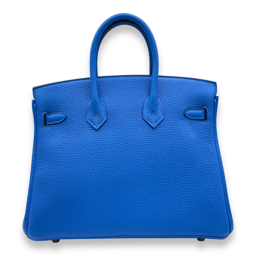 Birkin 25 Blue Hydra in Togo, Palladium hardware