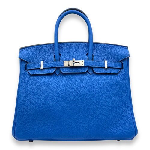 Birkin 25 Blue Hydra in Togo, Palladium hardware