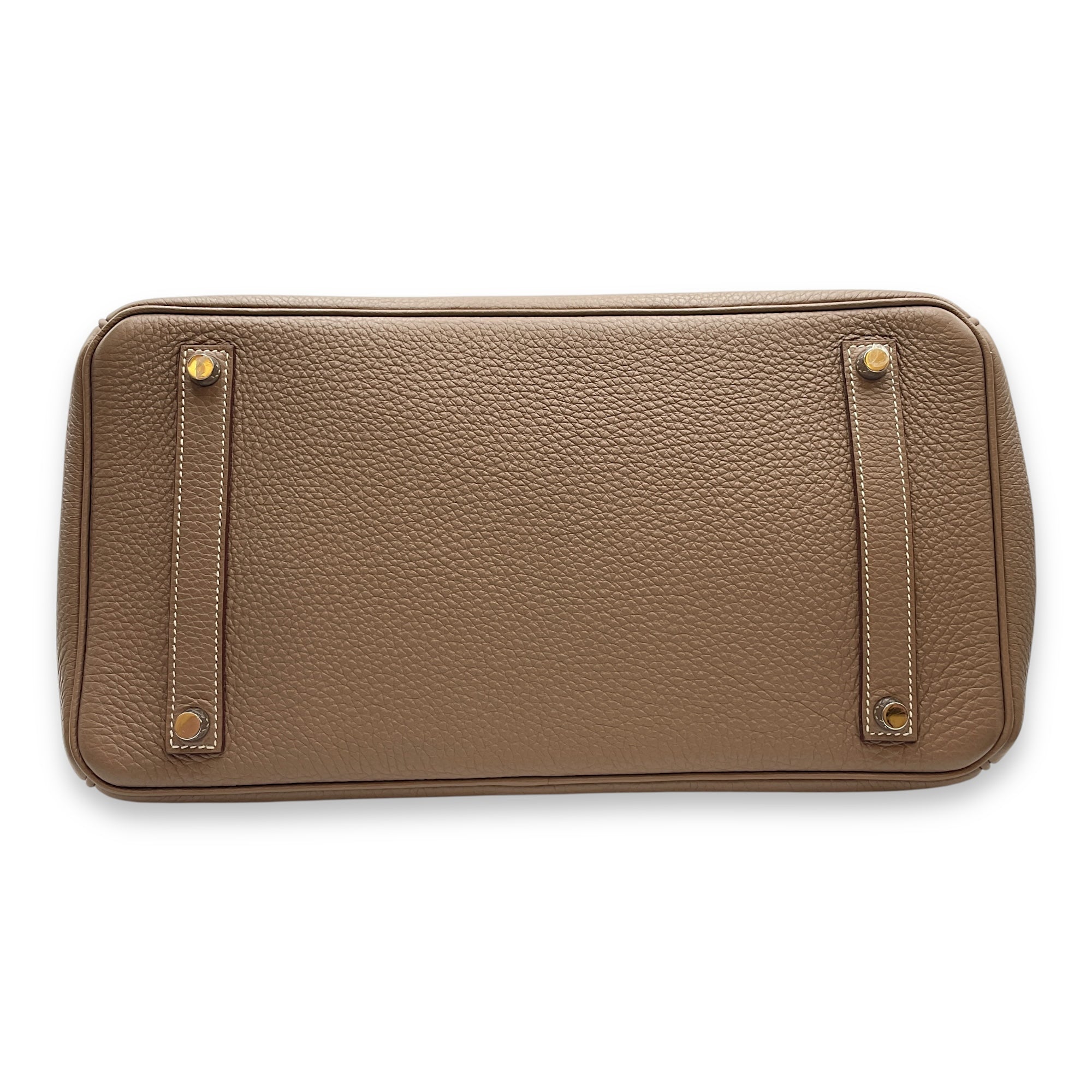 Birkin 35 Etoupe in Togo, Palladium hardware