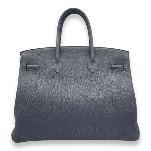 Birkin 35 Blue Nuit in Togo, Gold hardware