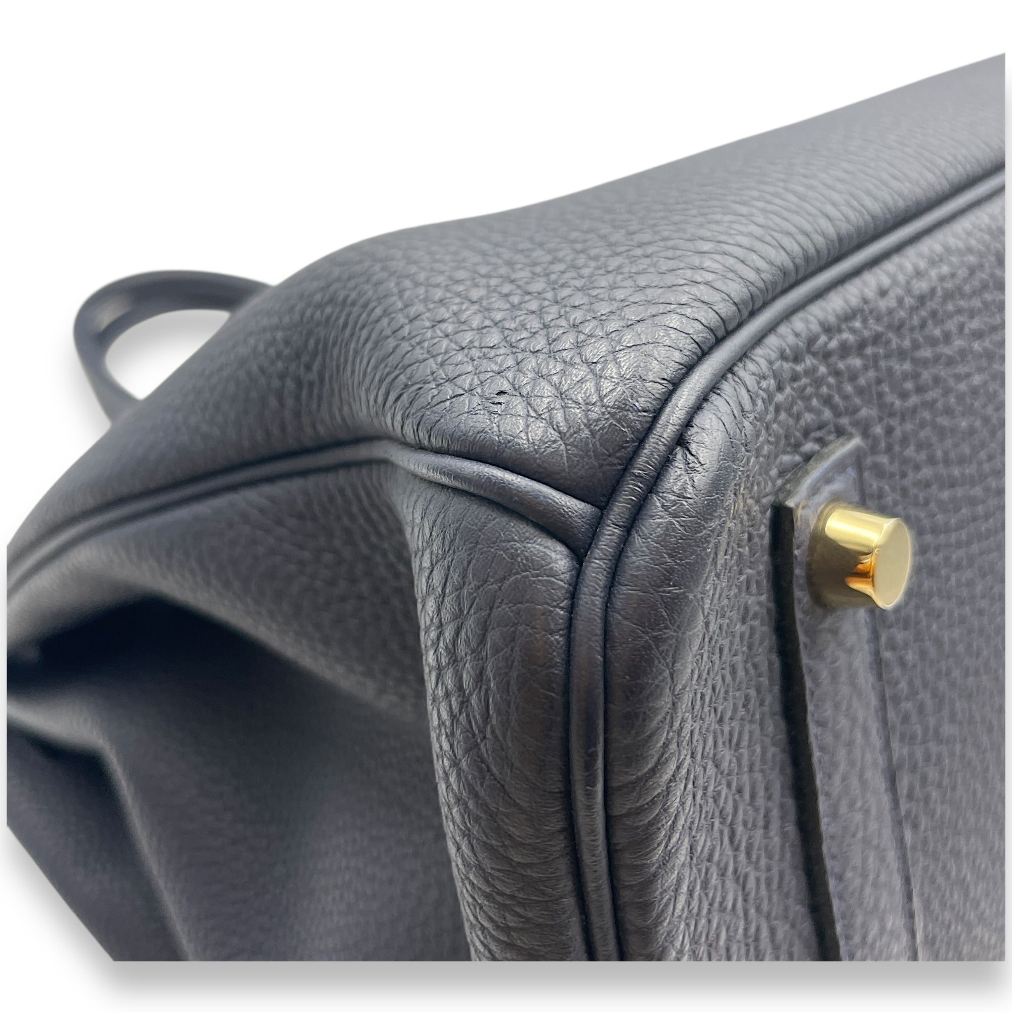 Birkin 35 Blue Nuit in Togo, Gold hardware