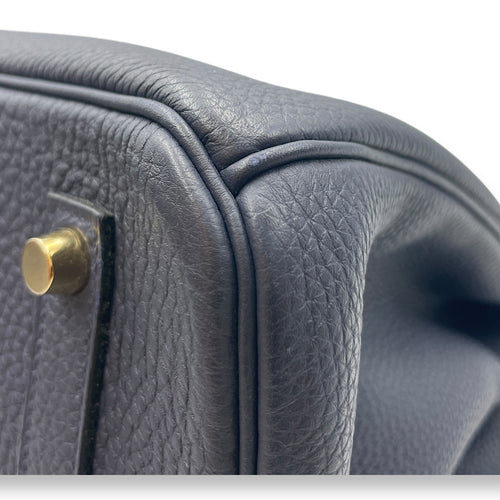 Birkin 35 Blue Nuit in Togo, Gold hardware