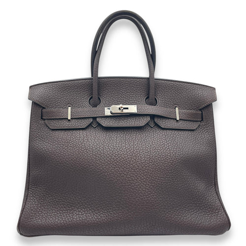 Birkin 35 Ebene in Fjord, Palladium hardware
