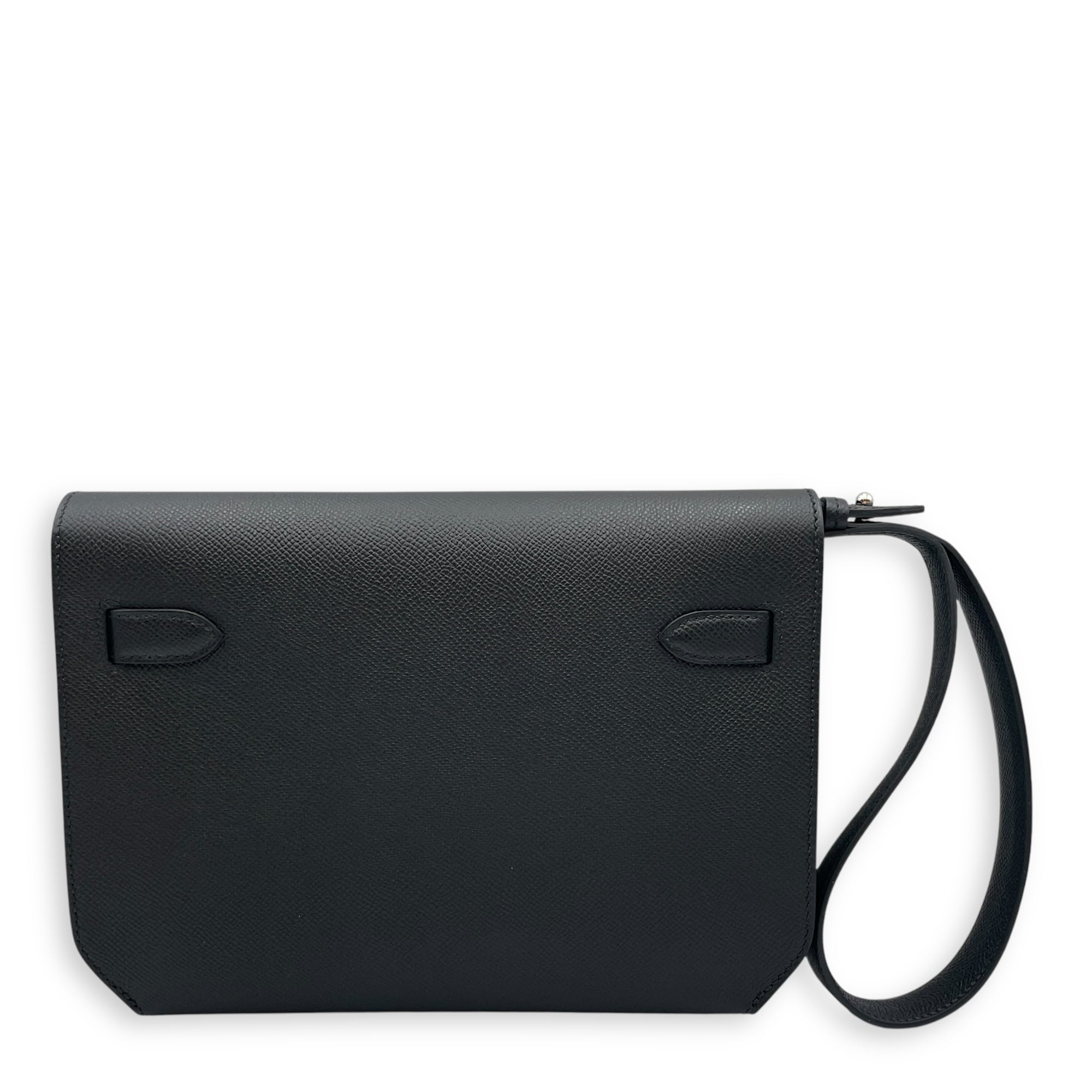 Kelly Depeches 25 Black in Epsom, Palladium hardware