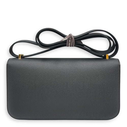 Constance Elan Black in Epsom, Gold hardware