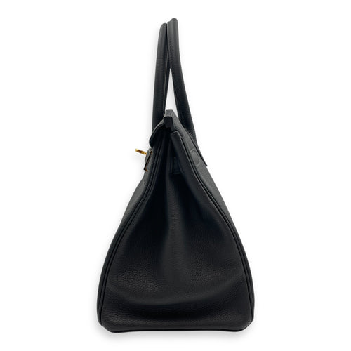 Birkin 30 Black in Togo, Gold hardware