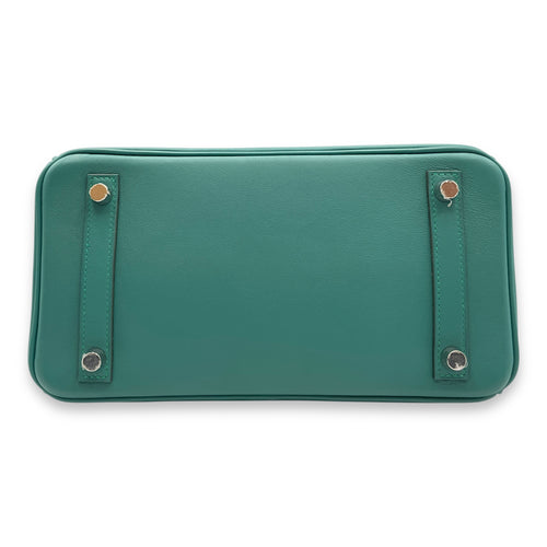 Birkin 25 Malachite in Swift, Palladium hardware