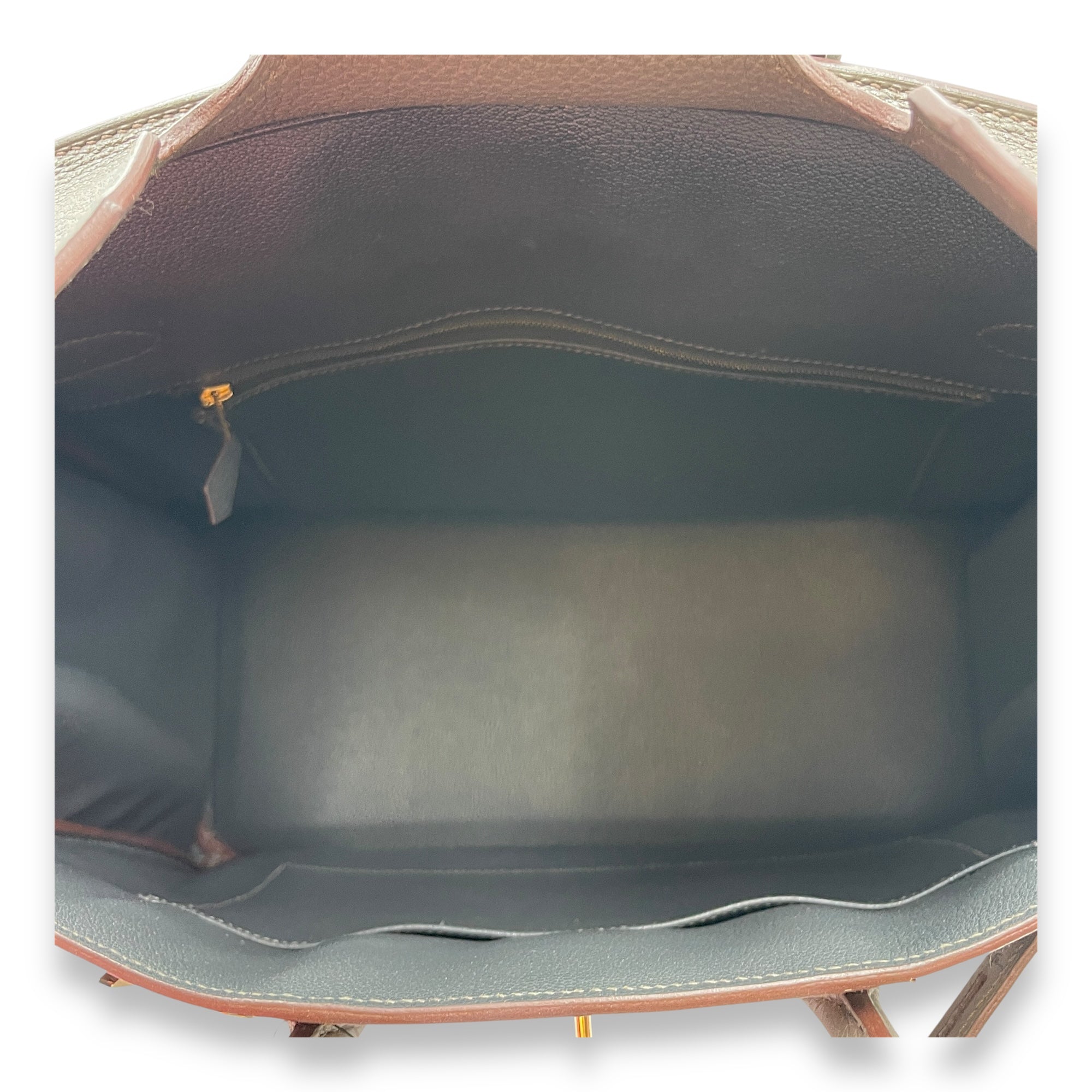 Birkin 35 Etain/Graphite/Gris Fonce in Clemence/Lizard, Permabrass hardware