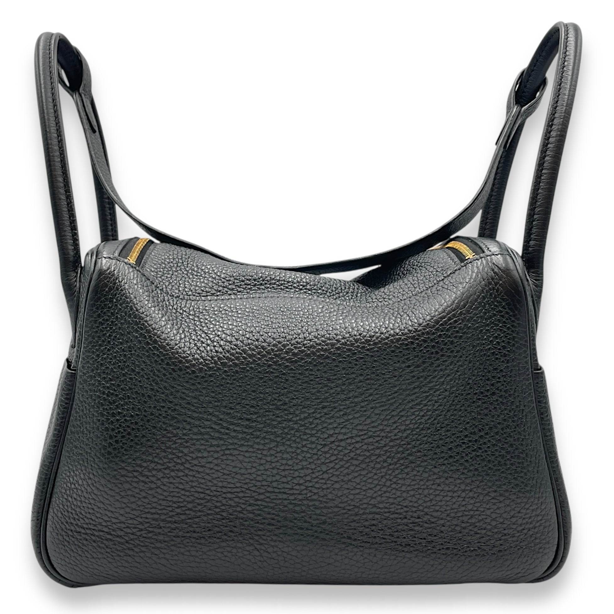 Lindy 26 Black in Clemence, Gold hardware