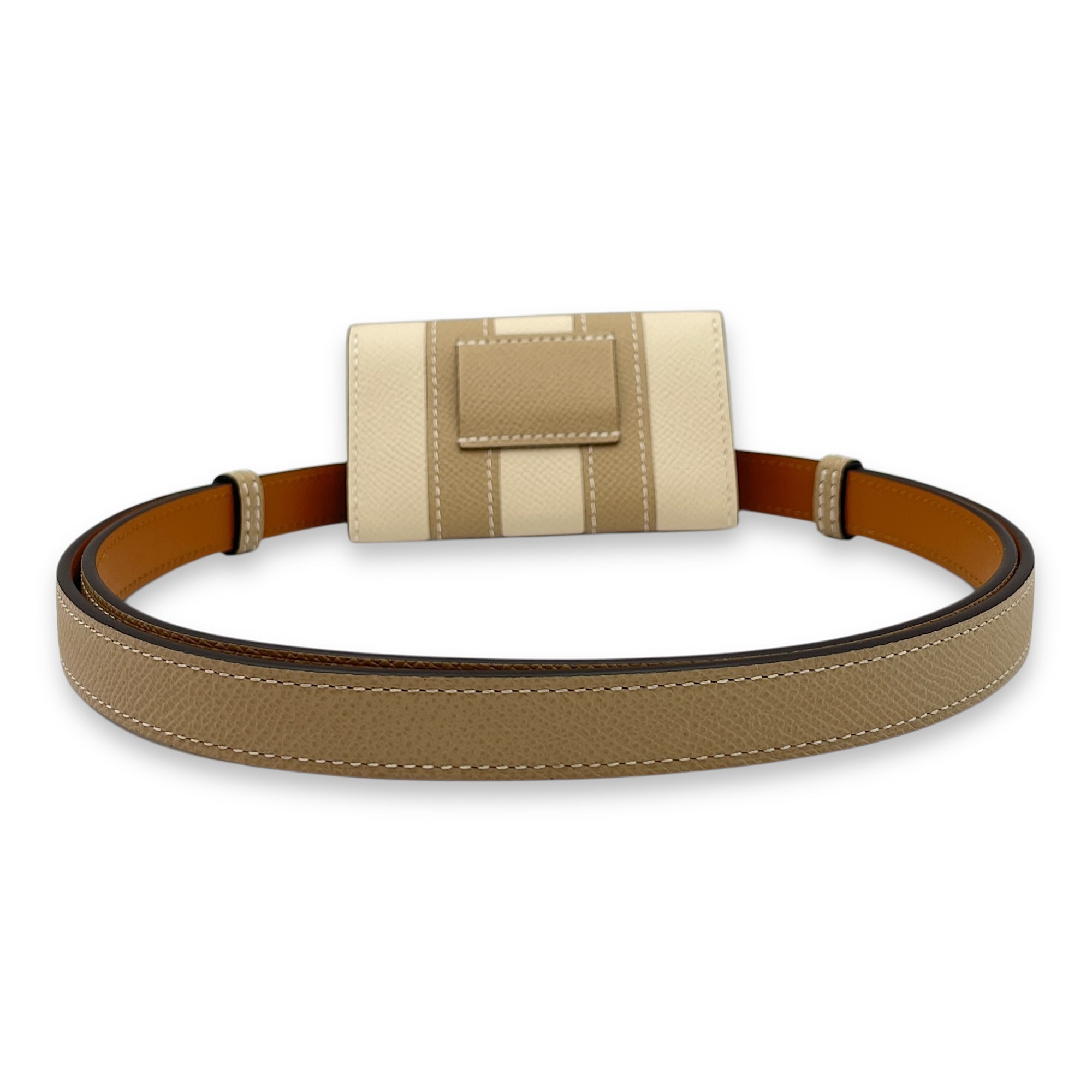 Kelly Pocket 18 Trench Belt in Epsom, Gold hardware