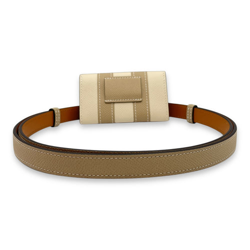 Kelly Pocket 18 Trench Belt in Epsom, Gold hardware