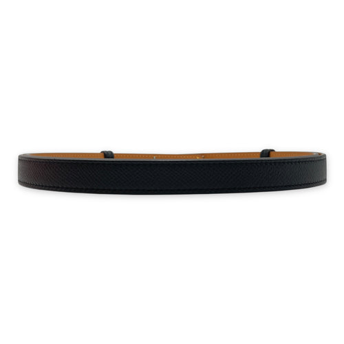 Kelly 18 Black Belt in Epsom, Rose Gold hardware