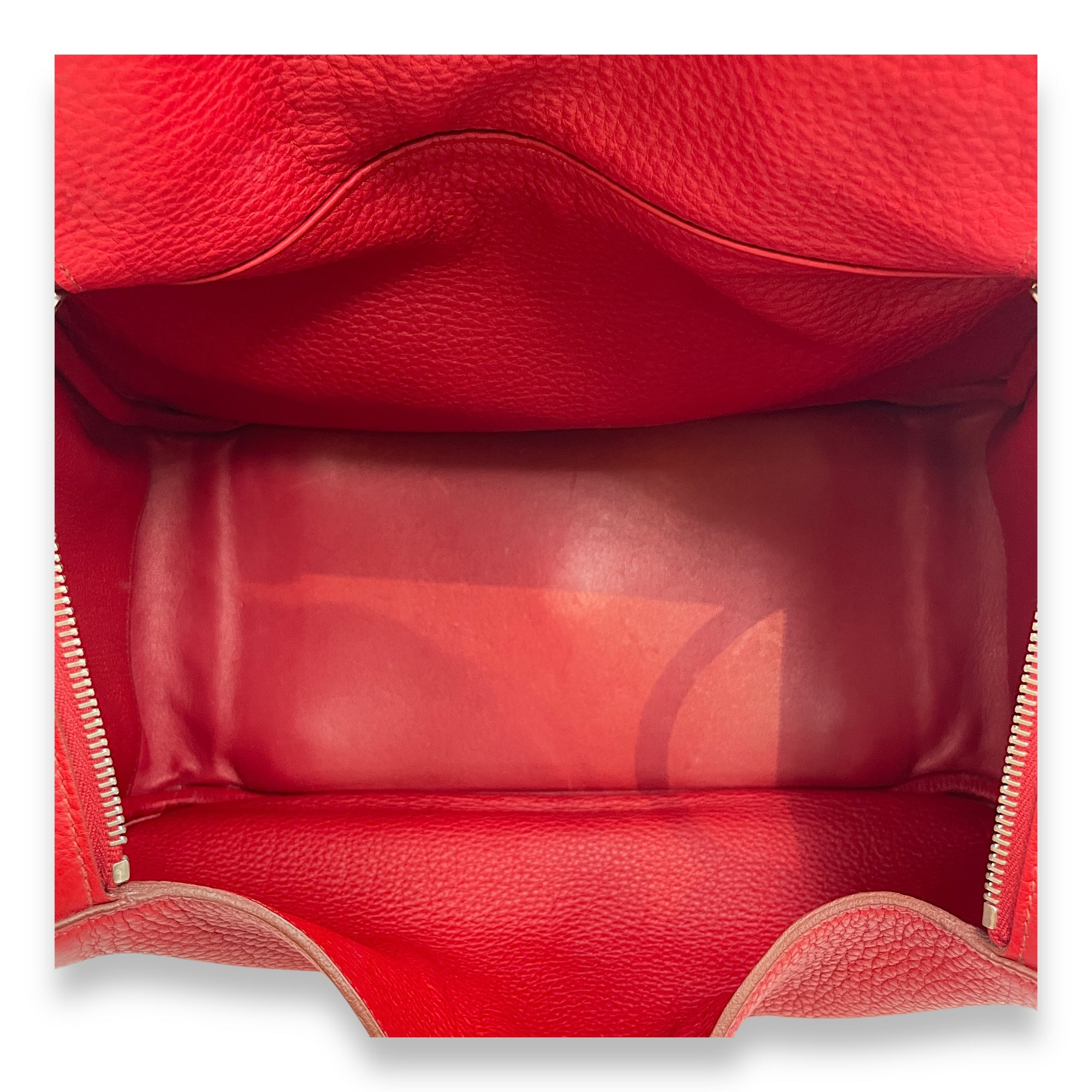 Lindy 34 Rouge Garance in Clemence, Palladium hardware