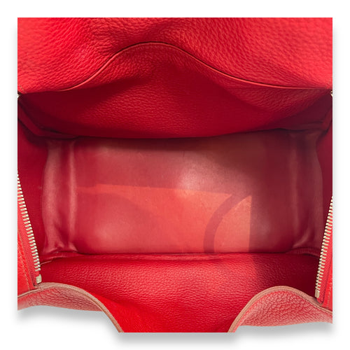 Lindy 34 Rouge Garance in Clemence, Palladium hardware