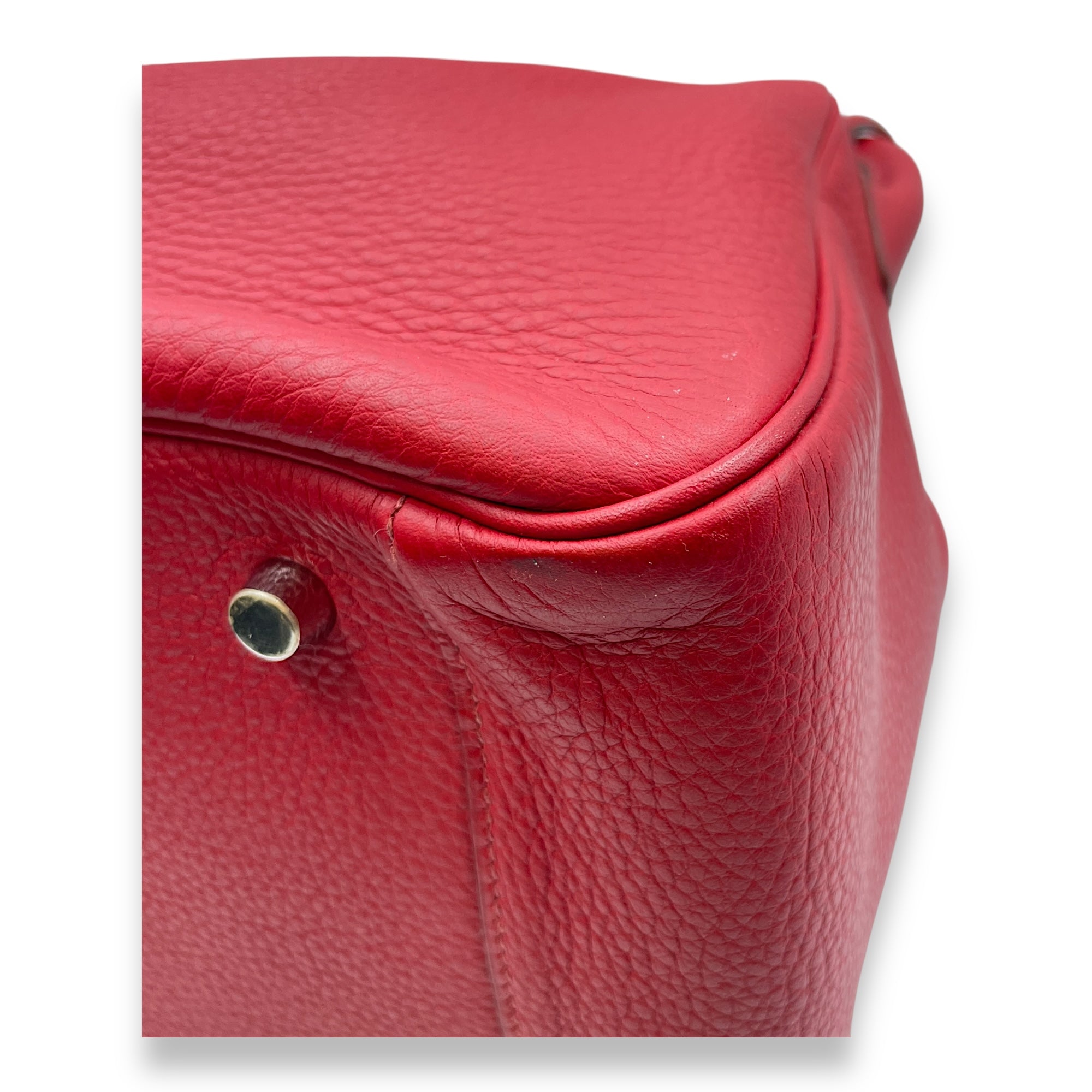 Lindy 34 Rouge Garance in Clemence, Palladium hardware