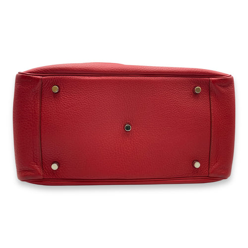 Lindy 34 Rouge Garance in Clemence, Palladium hardware