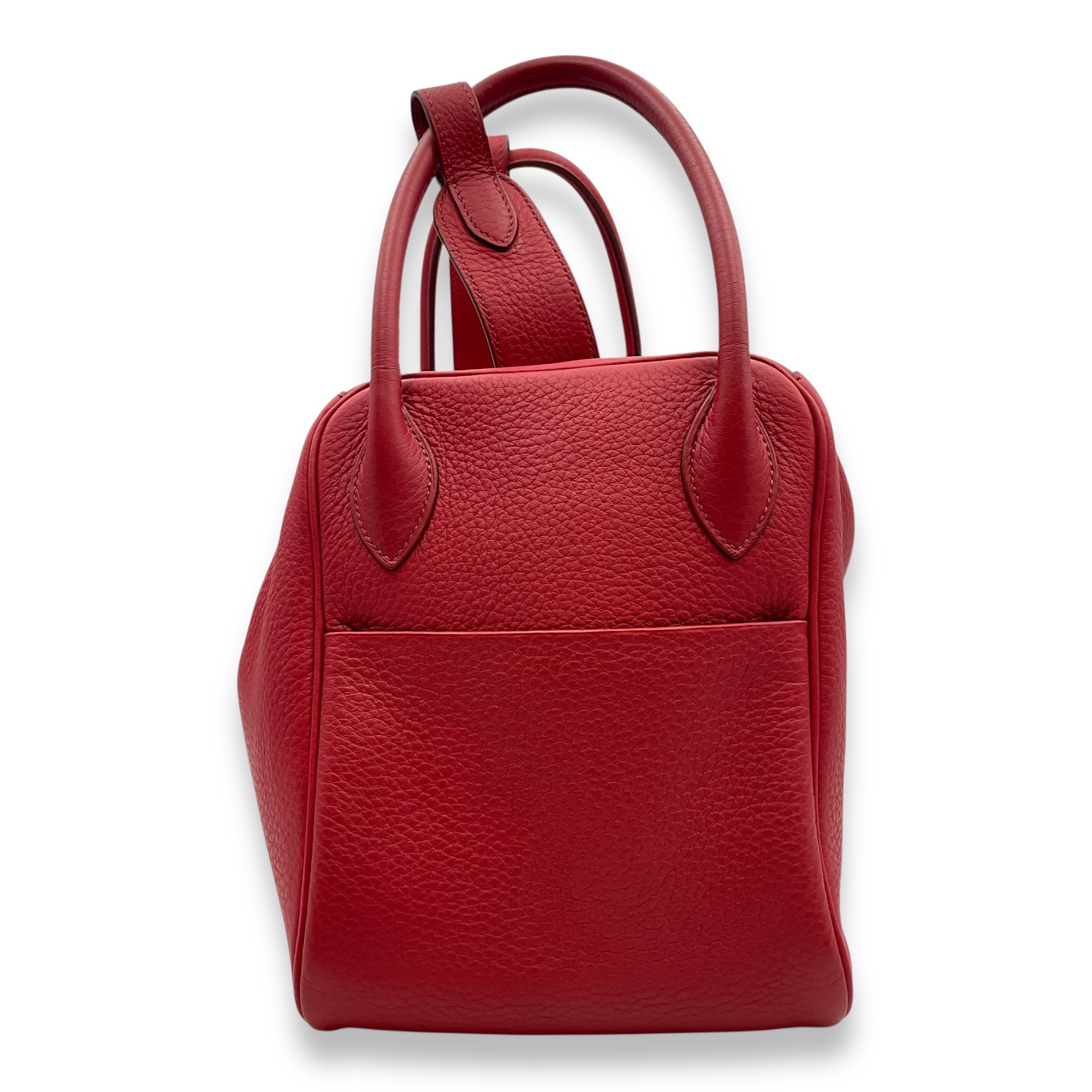 Lindy 34 Rouge Garance in Clemence, Palladium hardware