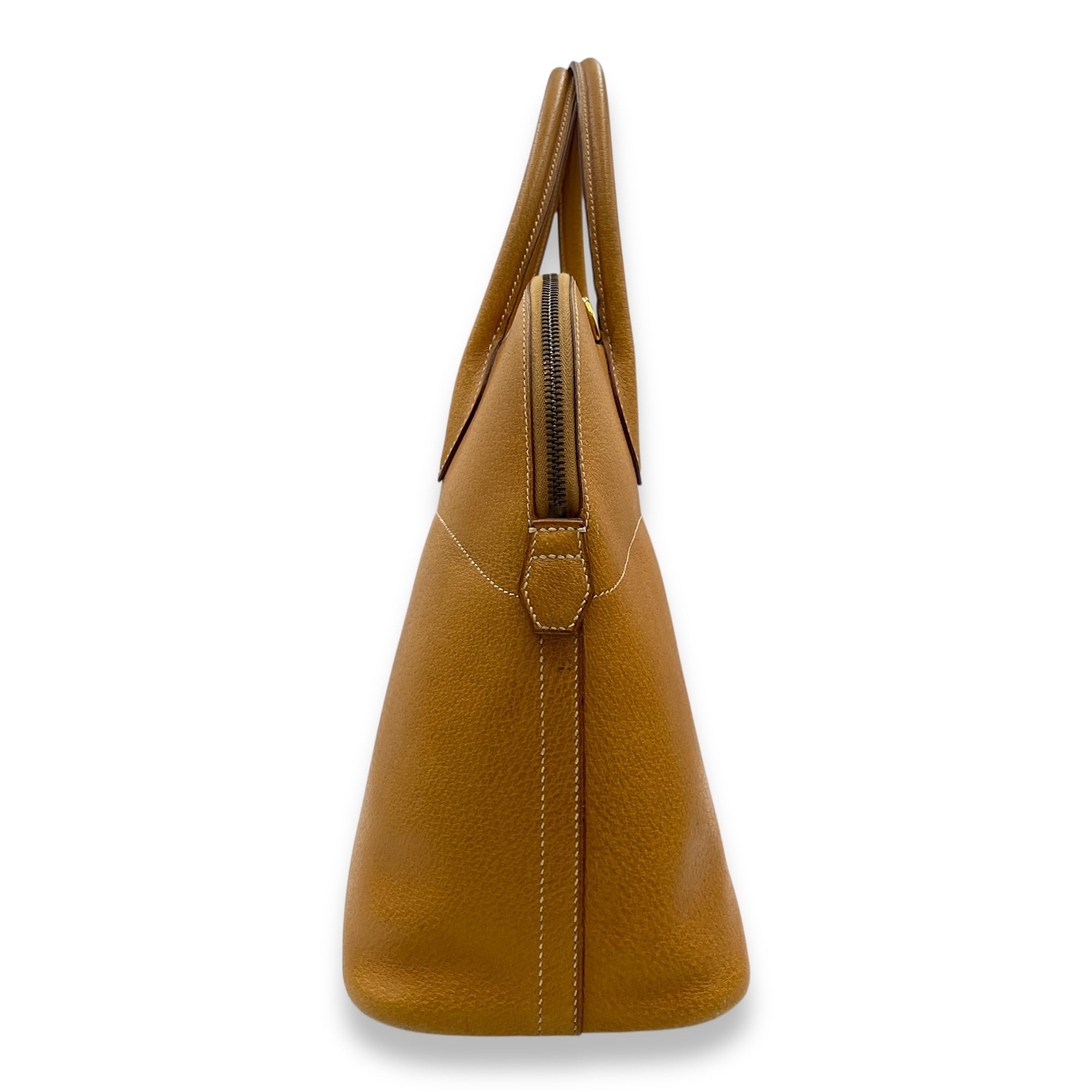 Bolide 35 Naturel in Veau Porc, Gold hardware