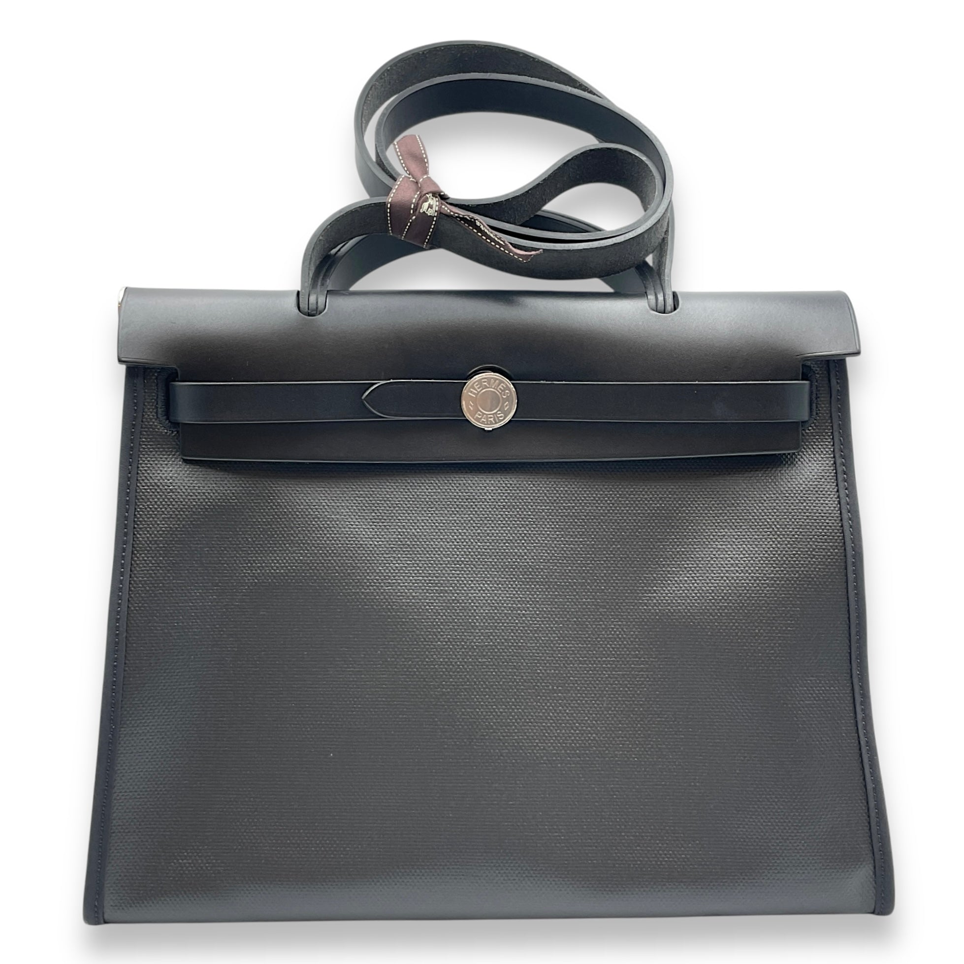 Herbag 31 Black in Toile Berline, Palladium hardware