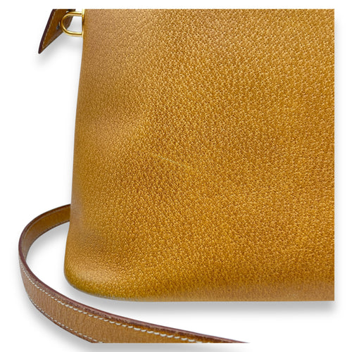 Bolide 35 Naturel in Veau Porc, Gold hardware