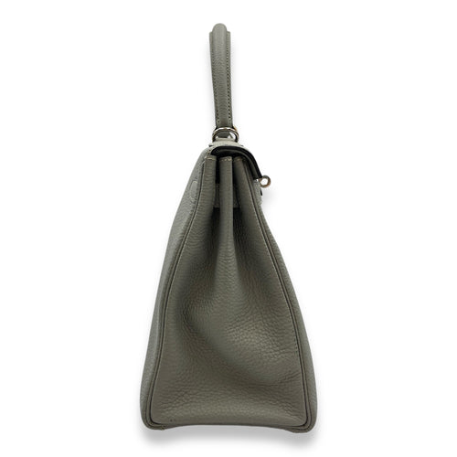 Kelly 28 Gris Mouette in Togo Palladium hardware CL2510-16345 3