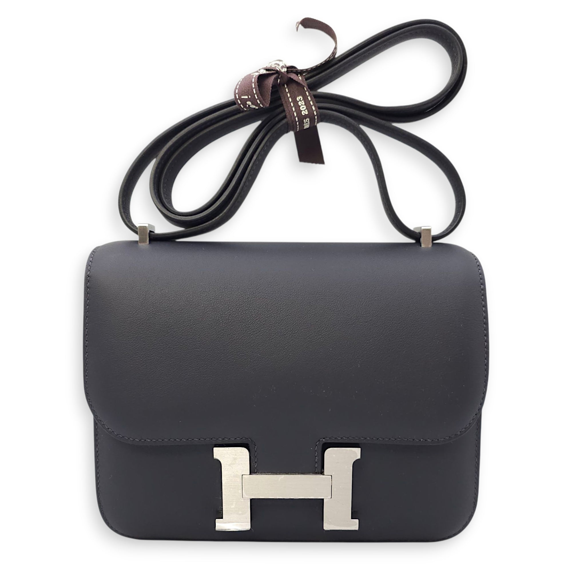 Constance Mirror 18 Caban in Swift, Brushed Palladium hardware