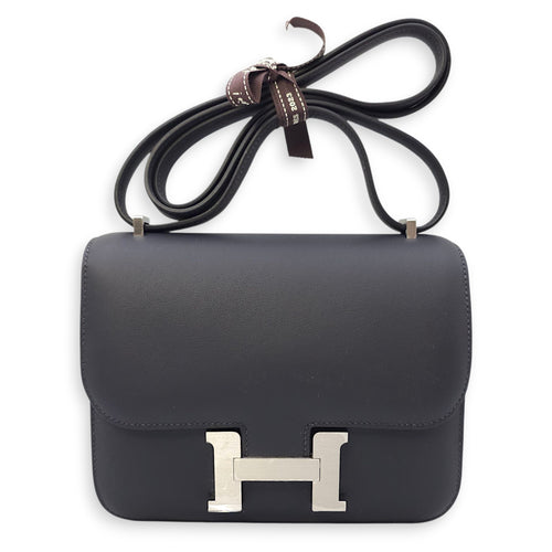 Constance Mirror 18 Caban in Swift, Brushed Palladium hardware