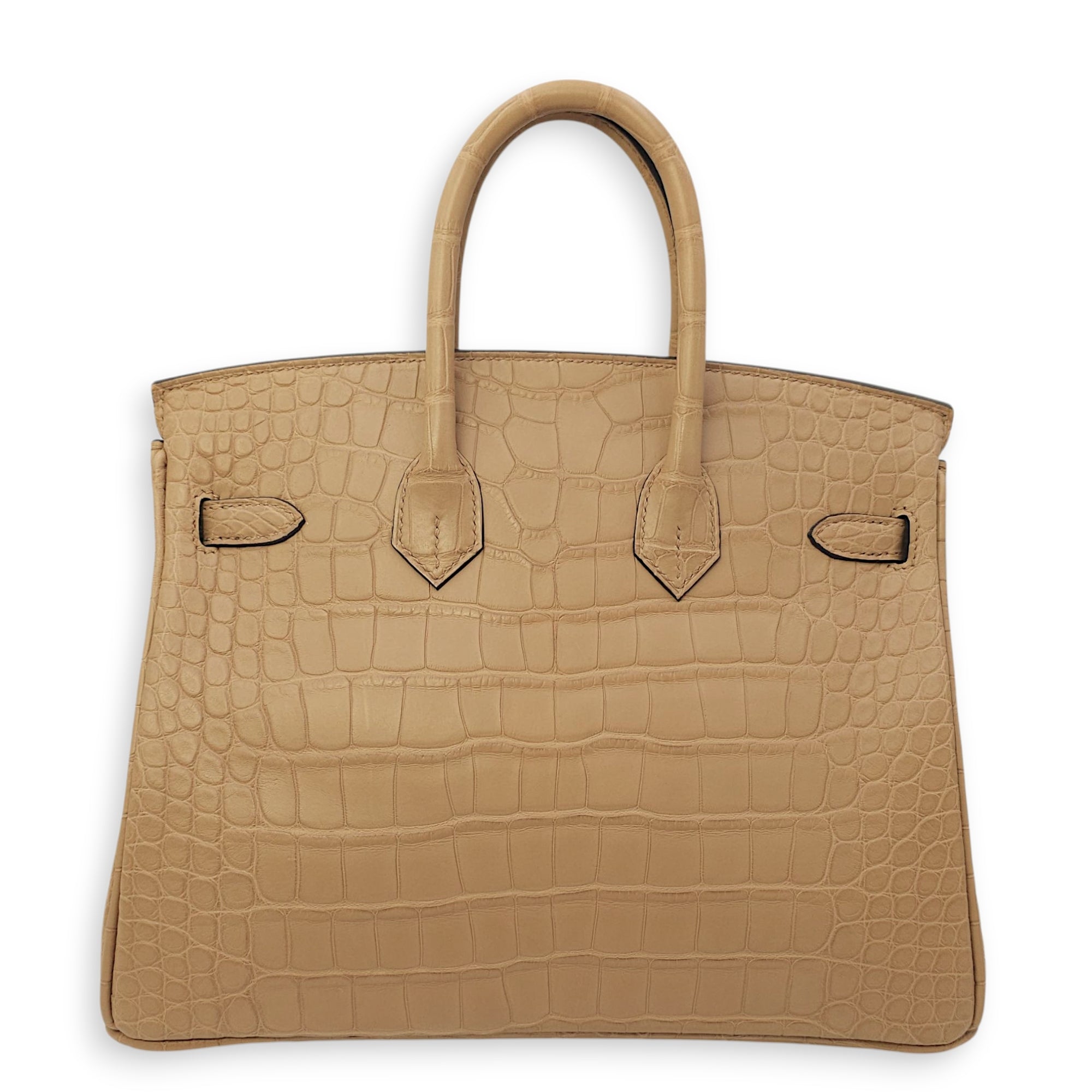 Birkin 25 Chai in Matte Alligator, Gold hardware