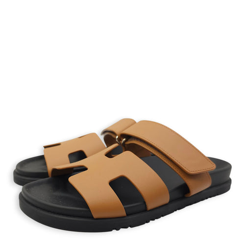 Chypre 38 Naturel Sandal in Calfskin