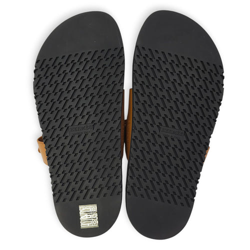 Chypre 38 Naturel Sandal in Calfskin