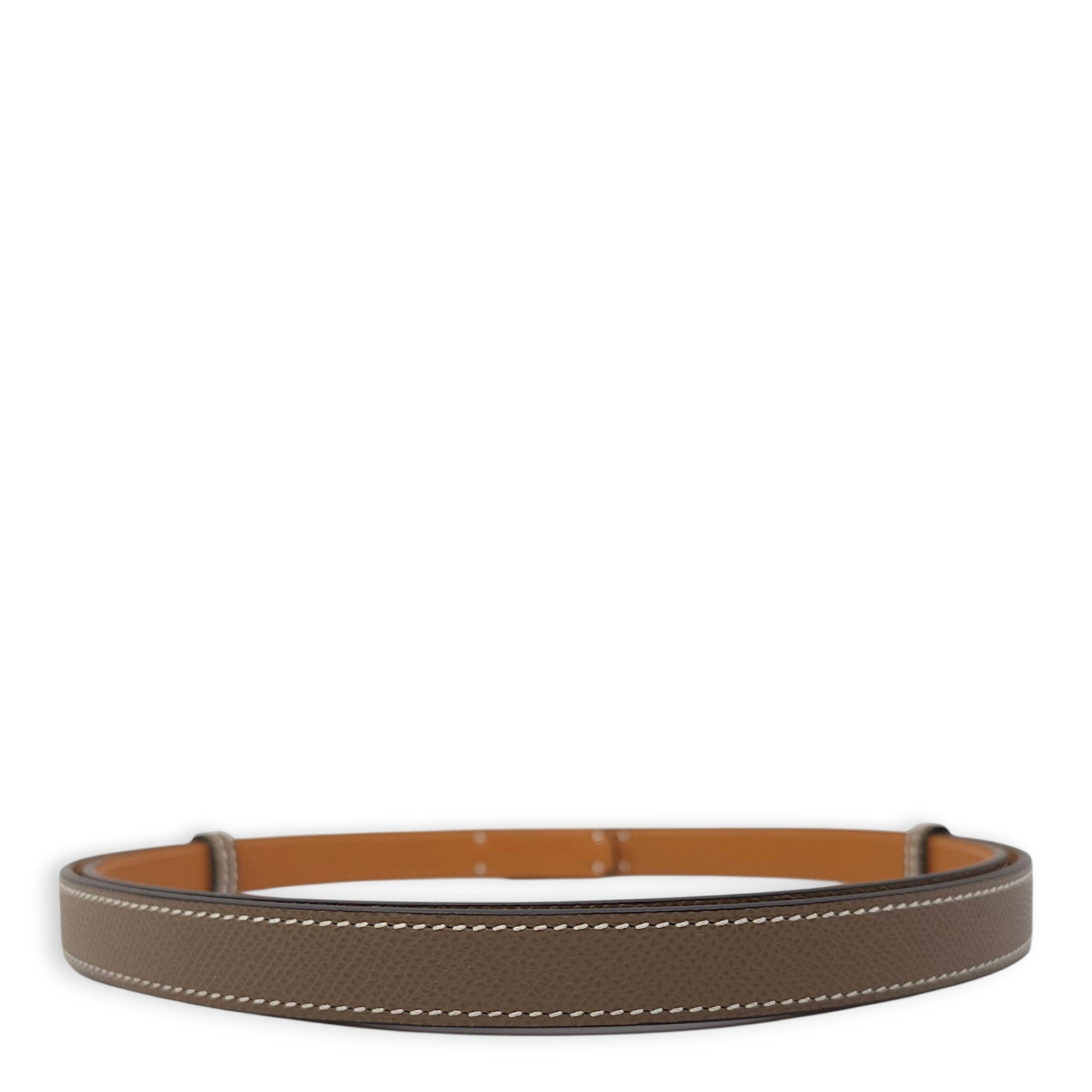 Kelly Pocket 18 Etoupe Belt in Epsom, Palladium hardware