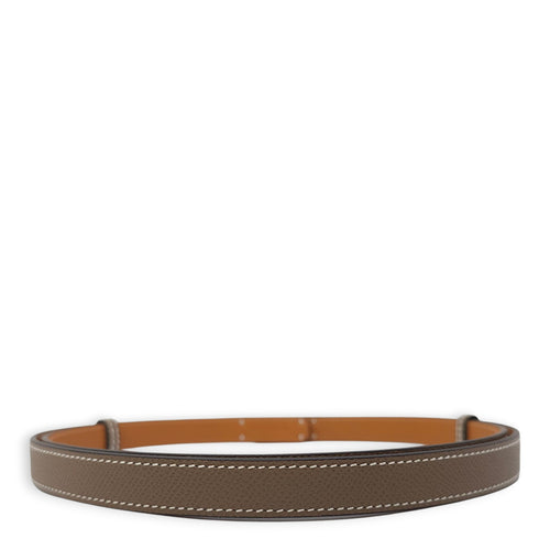 Kelly Pocket 18 Etoupe Belt in Epsom, Palladium hardware