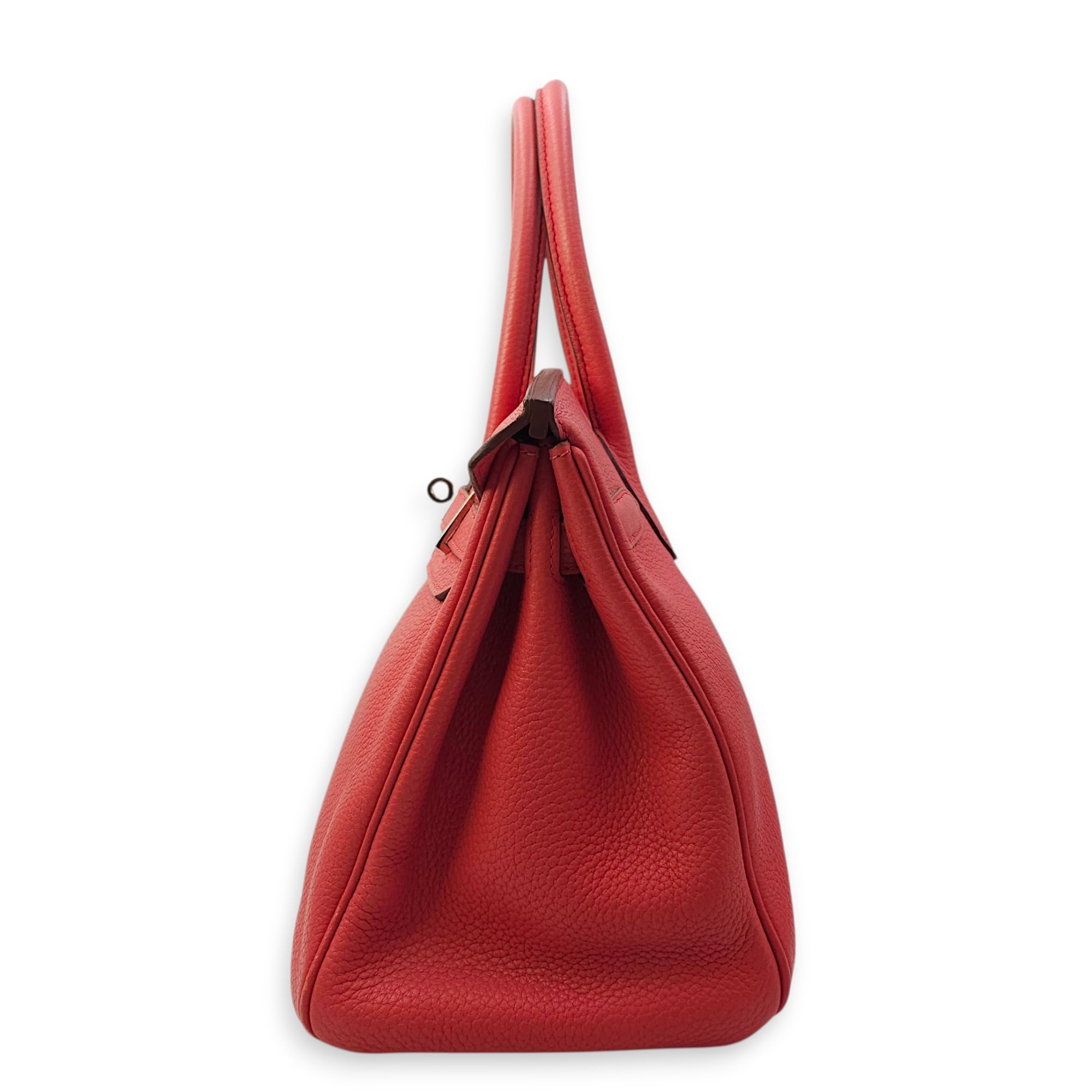 Birkin 30 Bougainvillier in Clemence, Palladium hardware