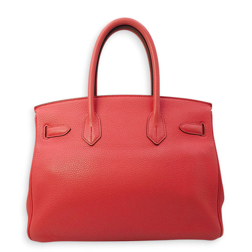Birkin 30 Bougainvillier in Clemence, Palladium hardware