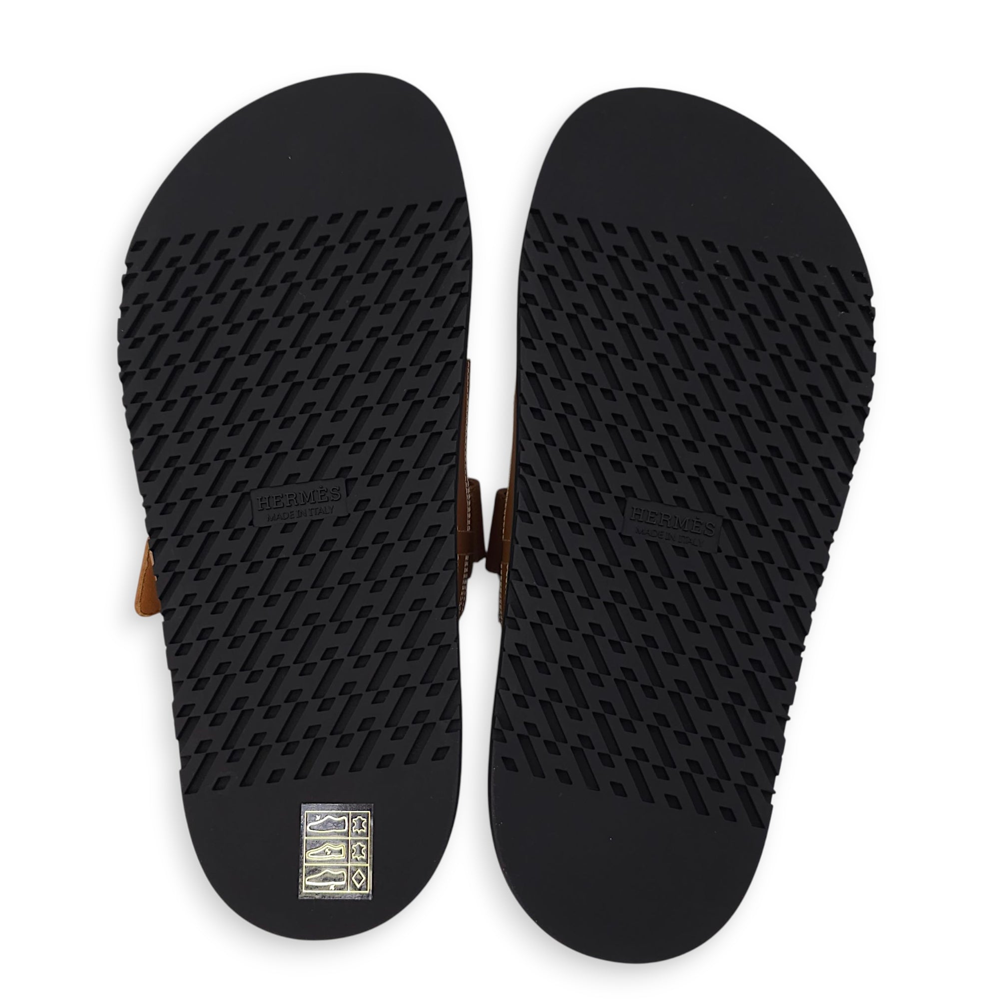 Chypre Brode 38 Naturel Sandals in Calfskin