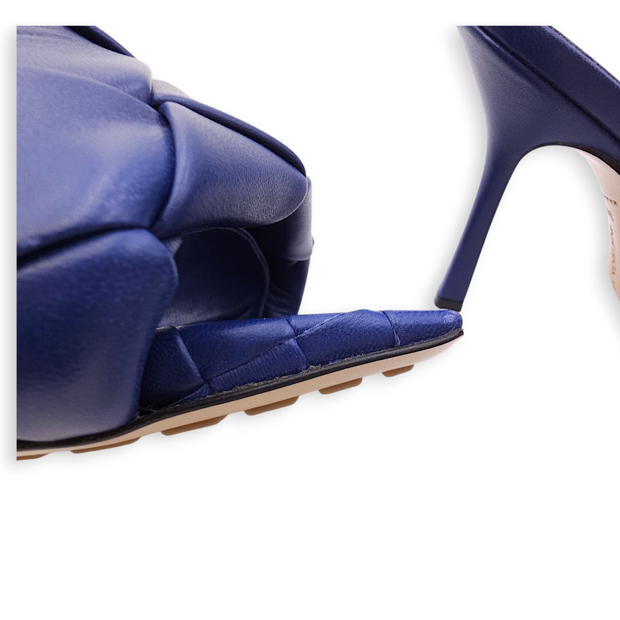 Lido 36.5 Royal Blue Sandals in Nappa Leather