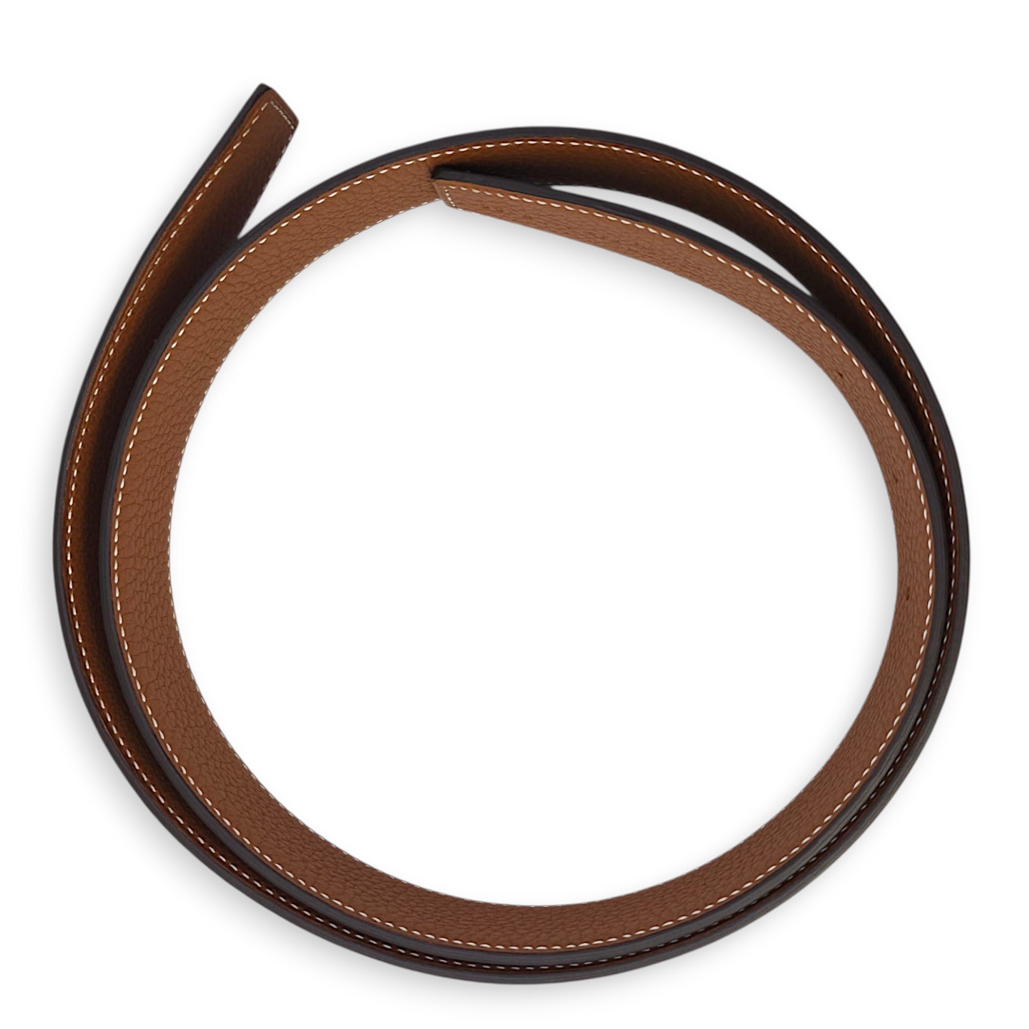 H 32mm x 85cm Gold/Noir Belt Kit in Togo/Box, Palladium hardware