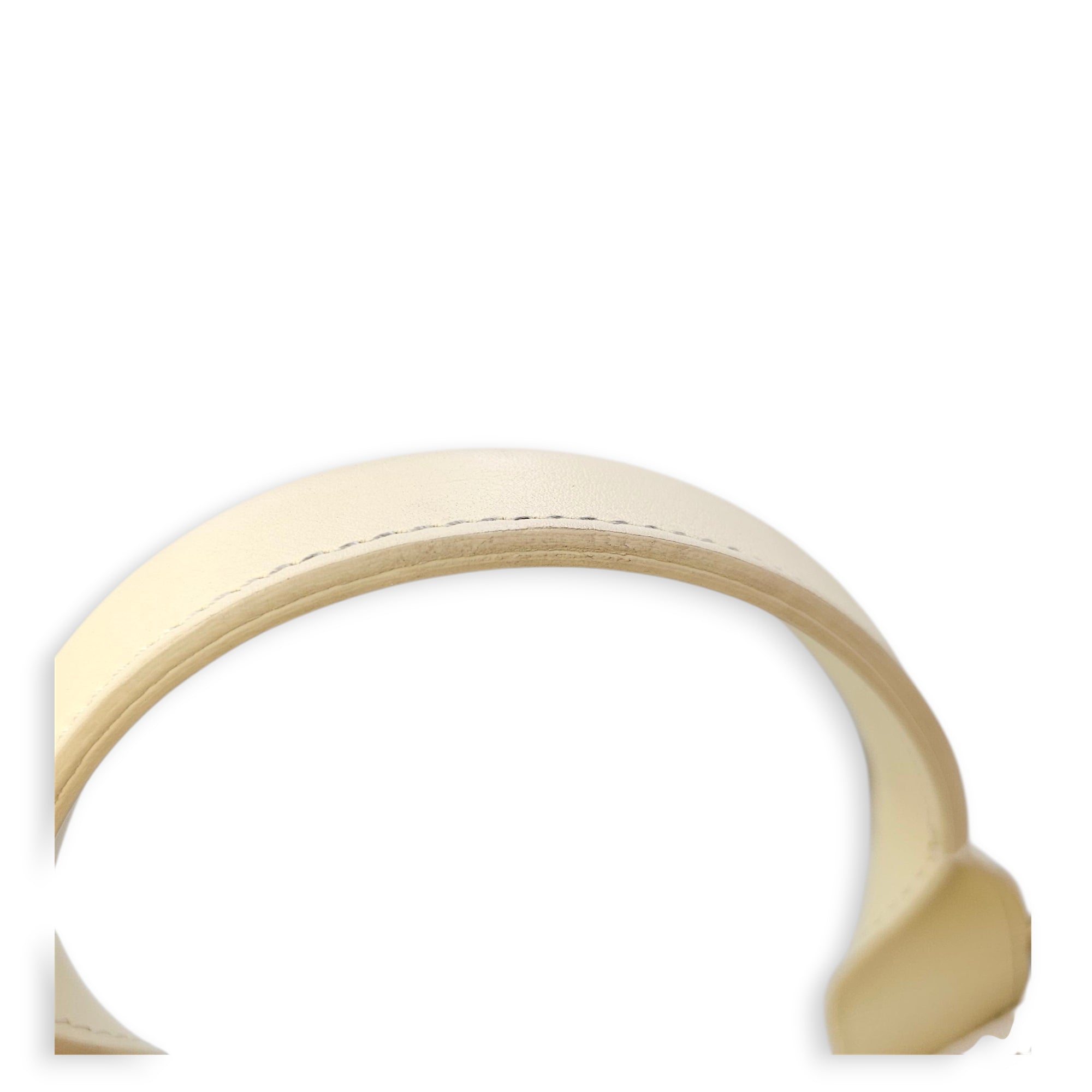 Deauville Large Cream/Beige Tote Bag in Tweed, Gold hardware