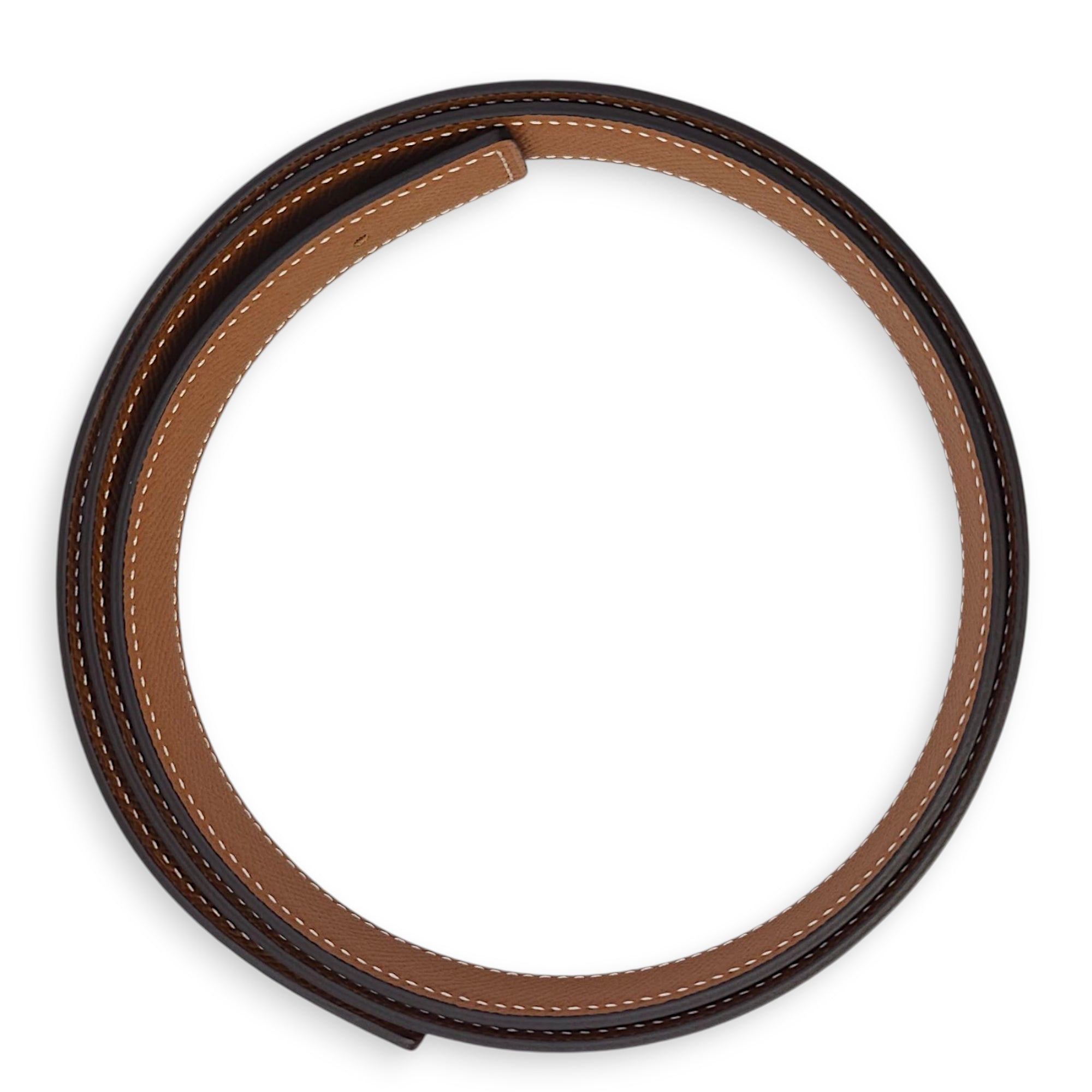 Constance H 24cm x 95cm Gold/Black Belt Kit in Epsom/Swift, Gold hardware