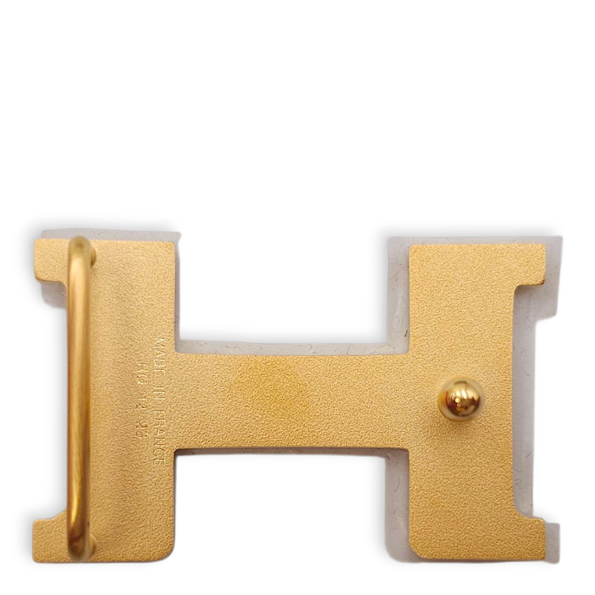 Constance H 24cm x 95cm Gold/Black Belt Kit in Epsom/Swift, Gold hardware