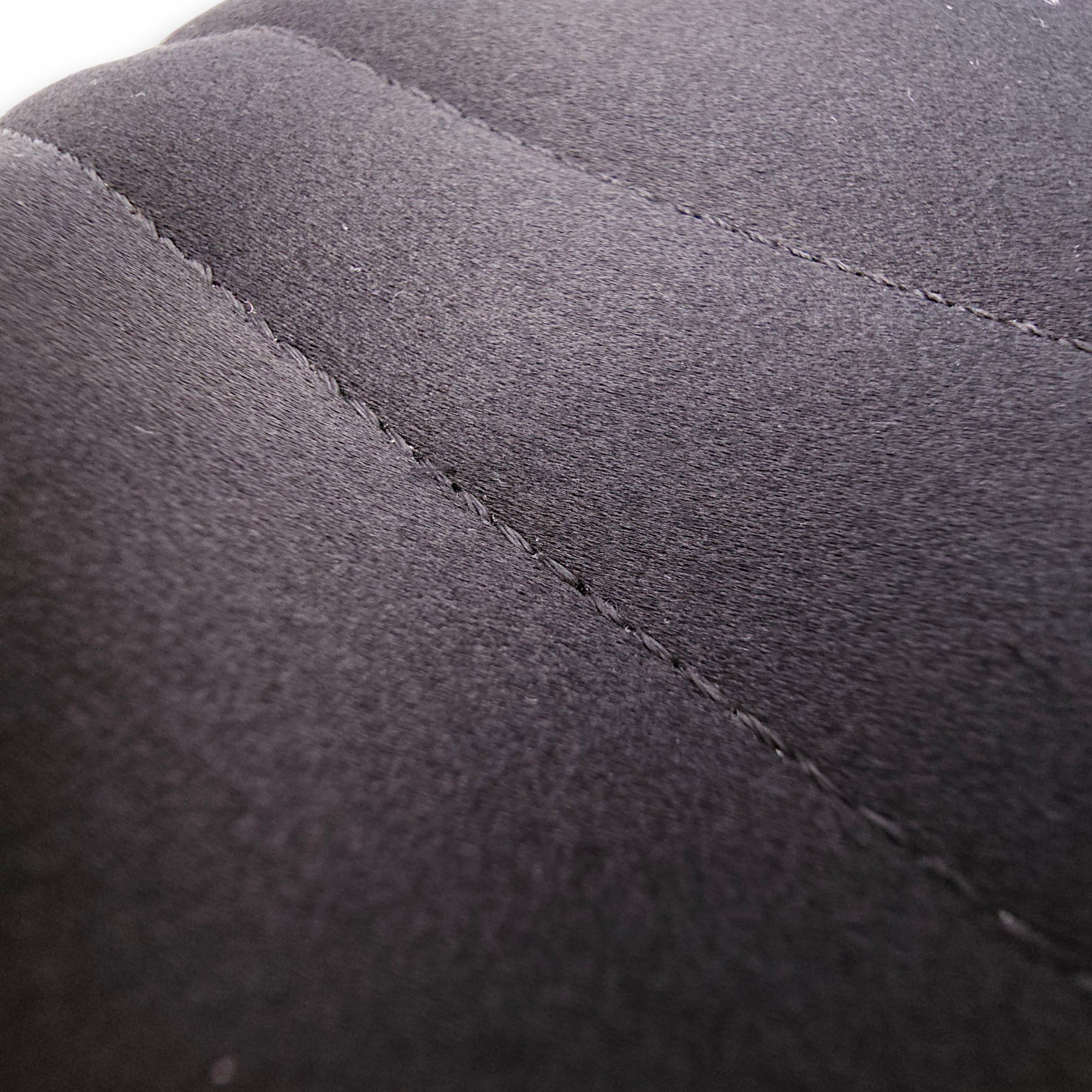 CC Black Clutch in Satin, Pearls/Beads hardware