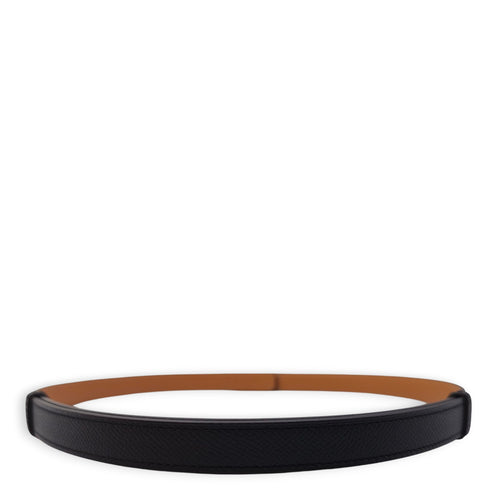 Kelly 18 Black Belt in Epsom, Rose Gold hardware